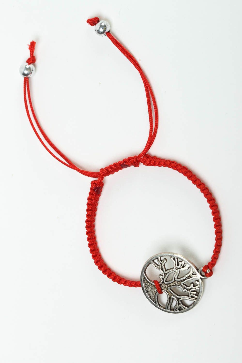 Unusual handmade woven cord bracelet thread bracelet designs artisan jewelry photo 2