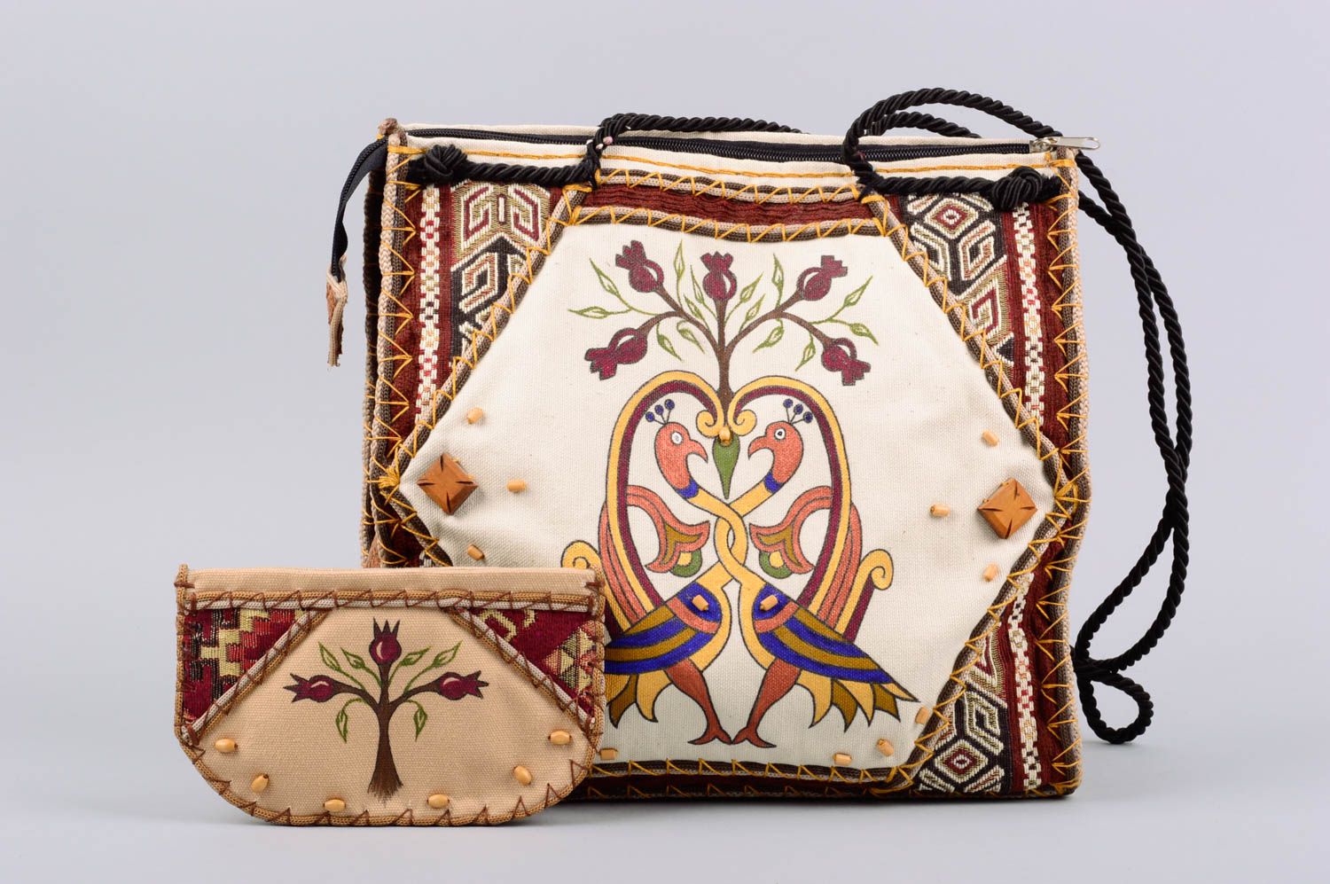 Bolso de tela cartera de mujer artesanales accesorios de mujer regalo original foto 1