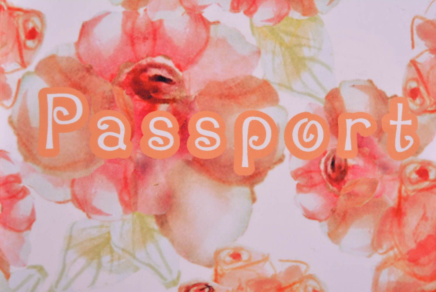 Beautiful handmade passport cover unusual passport holder gifts for her photo 3
