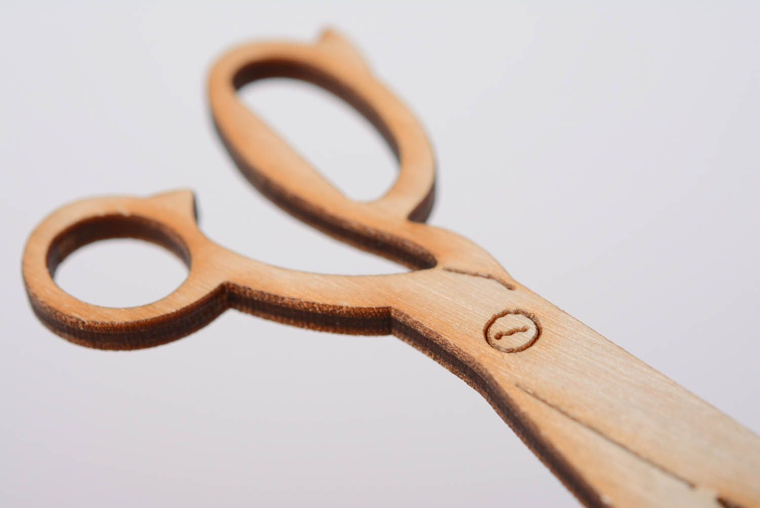 Blank magnet in the shape of scissors photo 5