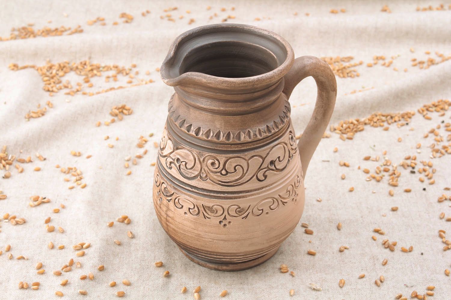 Large ceramic coffee pot photo 1