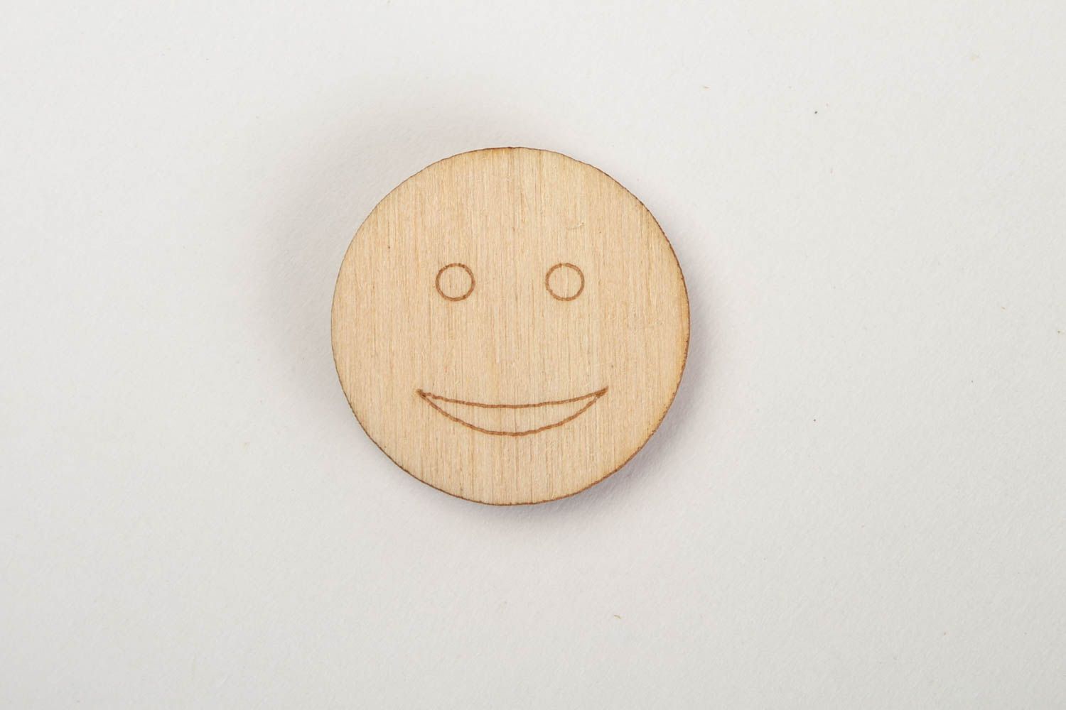 Handmade Figur zum Bemalen Scrapbooking Zubehör Holzartikel zum Gestalten Smiley foto 4
