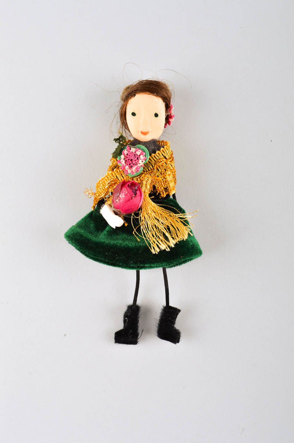 Авторская кукла ручной работы кукла для интерьера нарядная коллекционная кукла фото 2