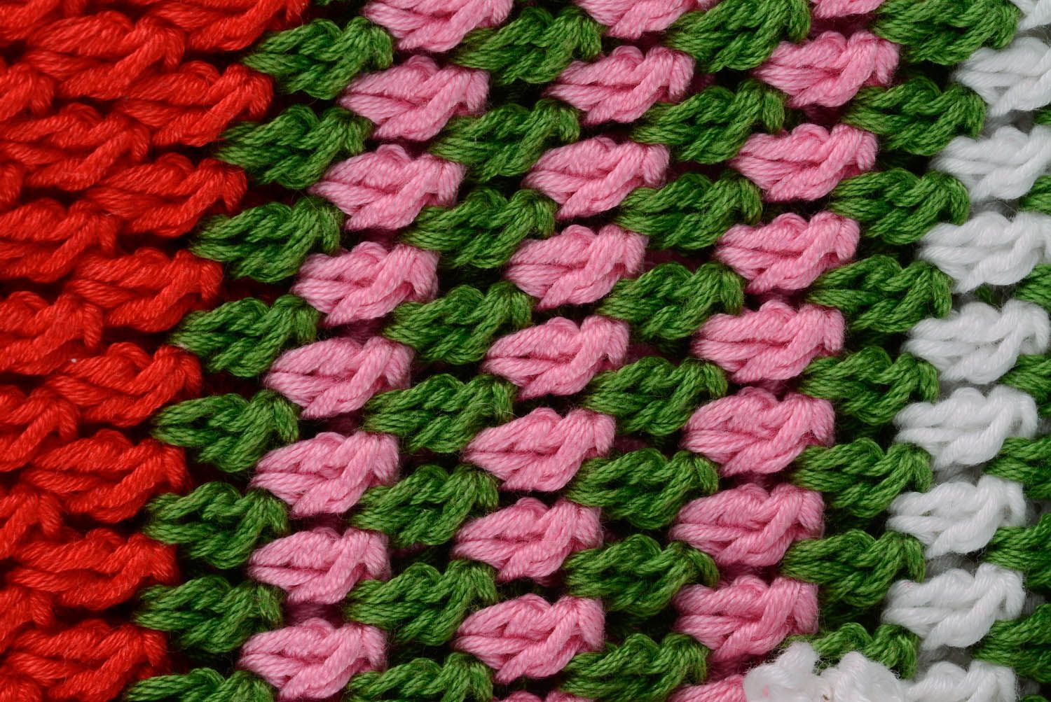 Sac tricoté au crochet photo 5