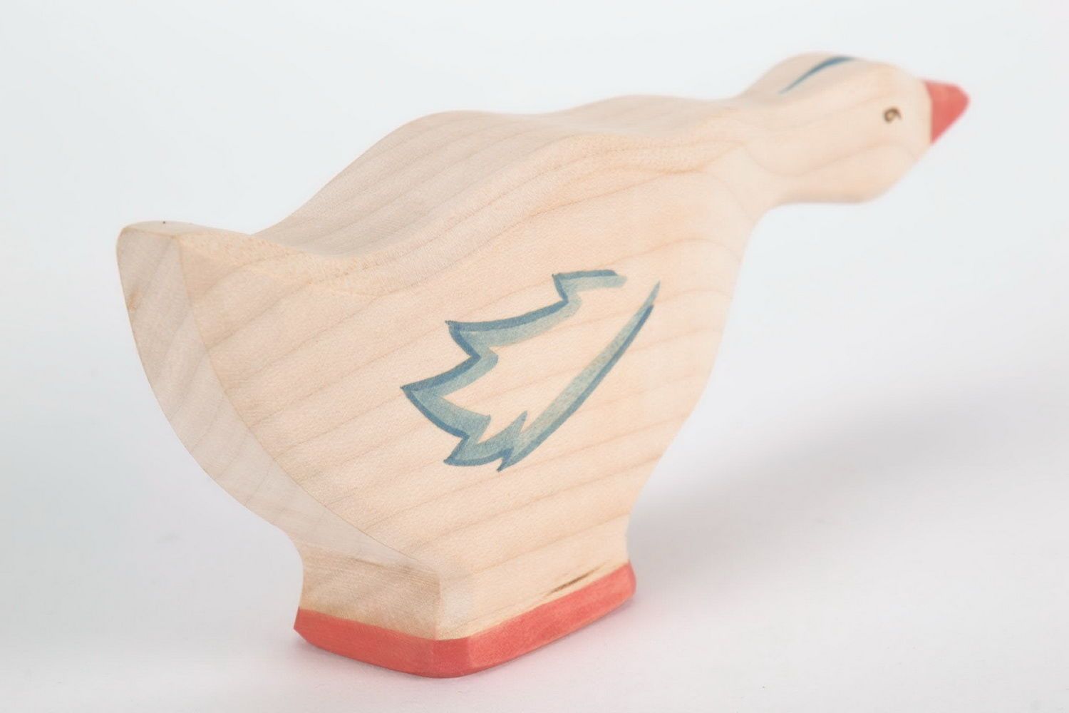 Figurine made from maple wood Goose photo 4