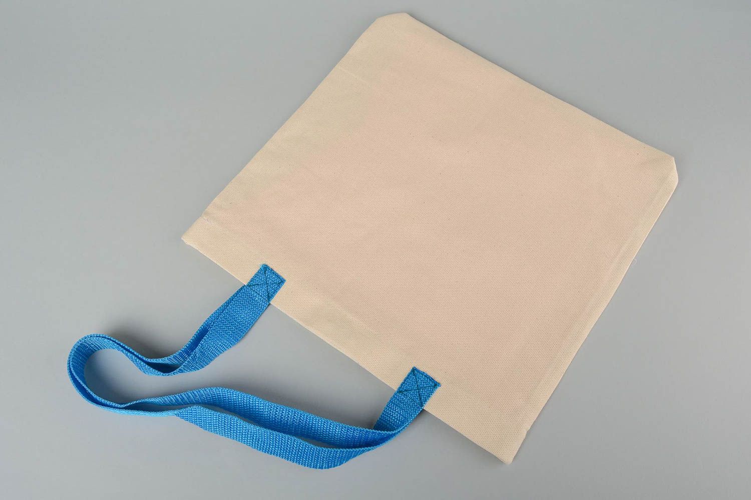 Handmade fabric bag with painting designer large bag textile shoulder bag photo 3
