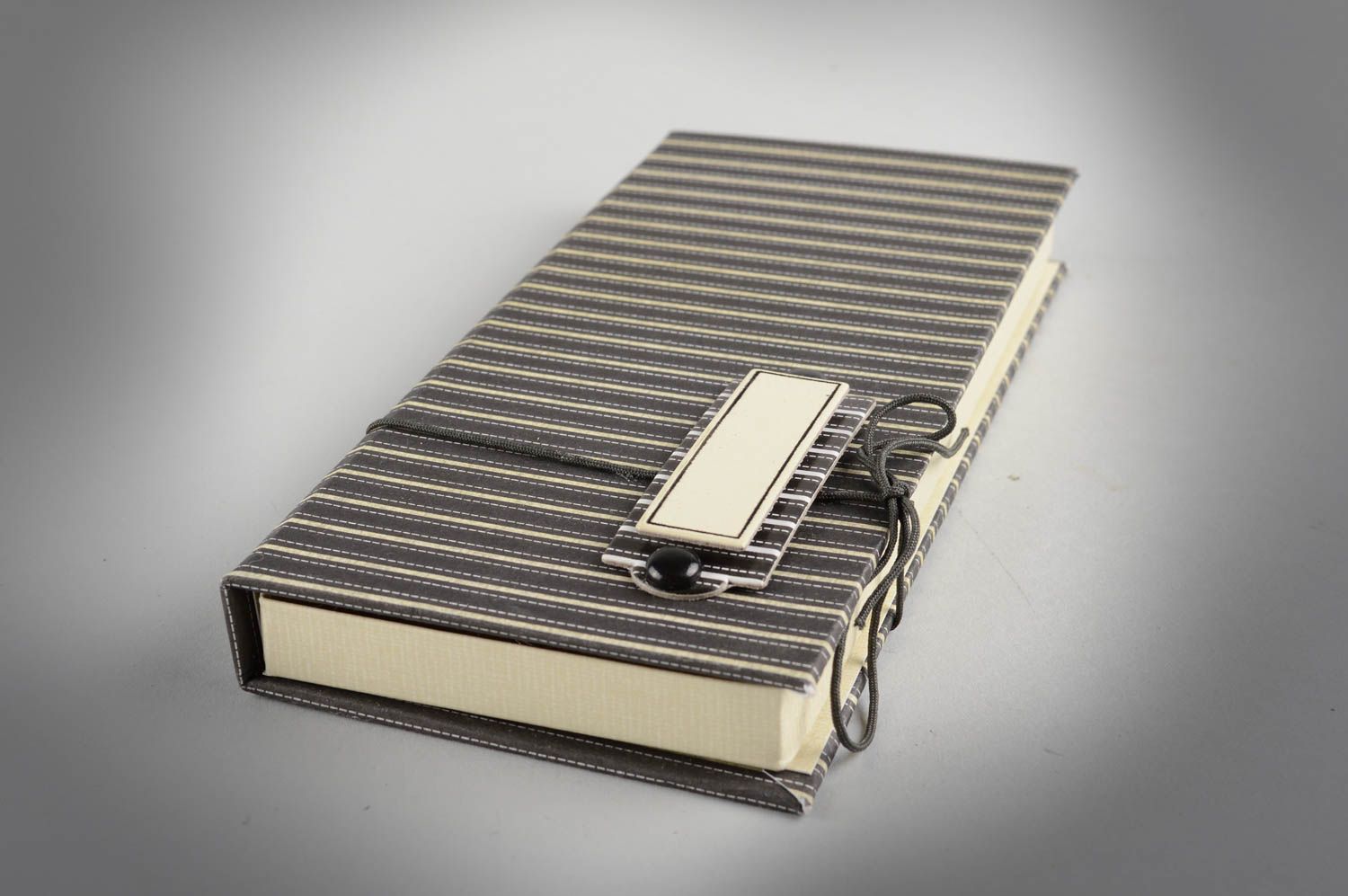 Handmade designer striped scrapbooking paper gift box for money present wrap photo 1