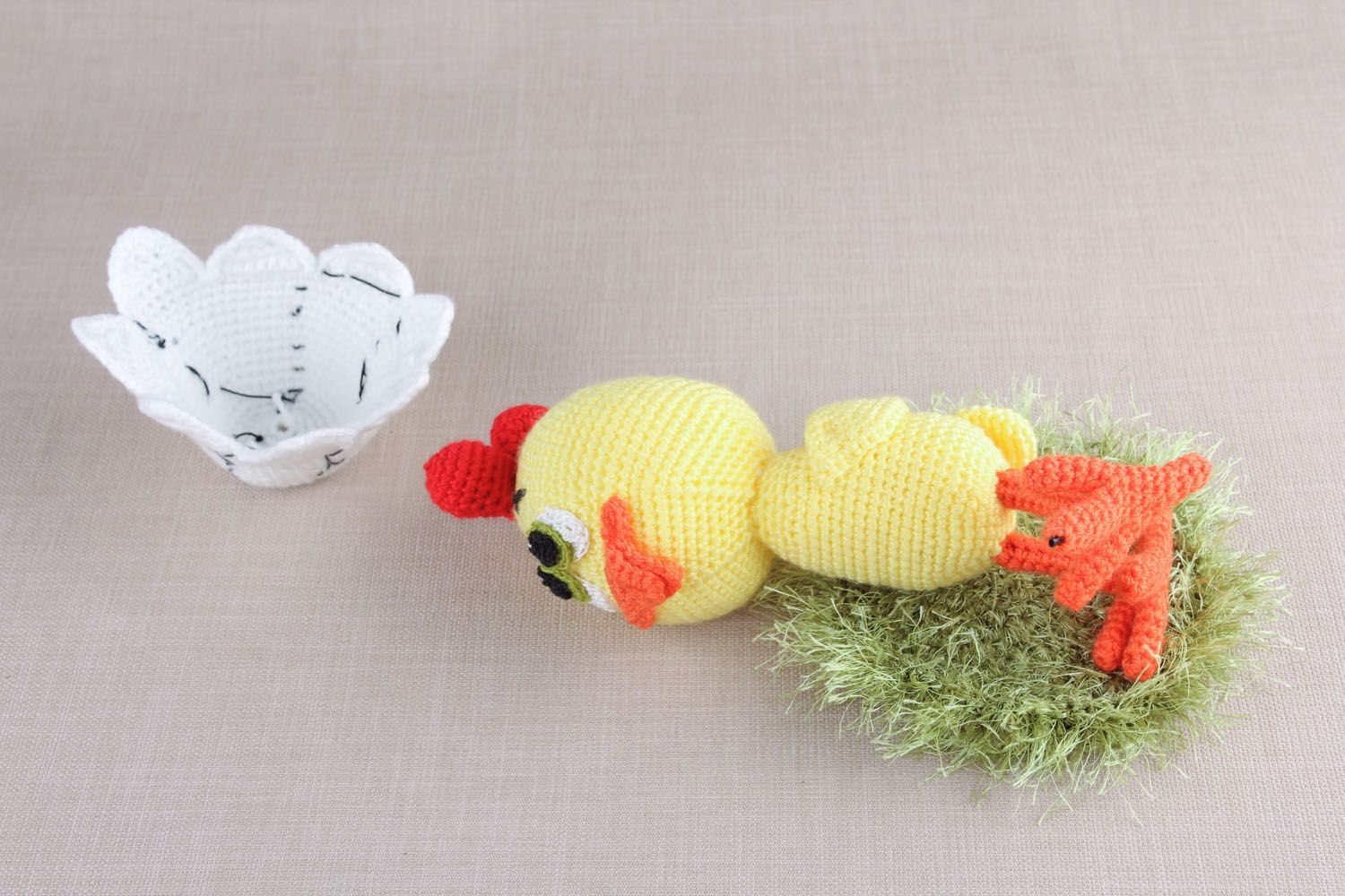 Nice crochet toy Chicken photo 2