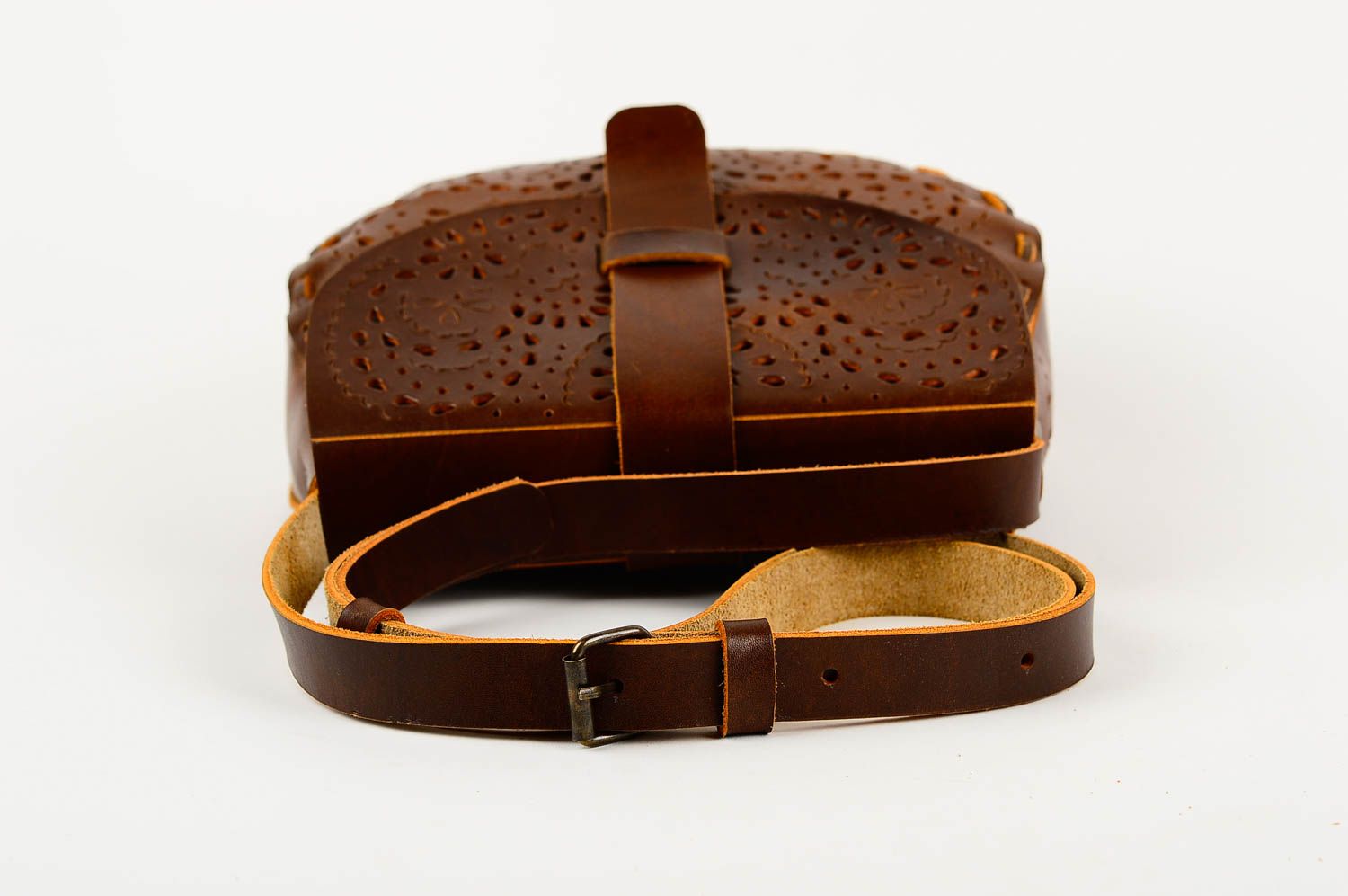Handmade leather bag leather bag natural leather handbag beautiful design bag  photo 4
