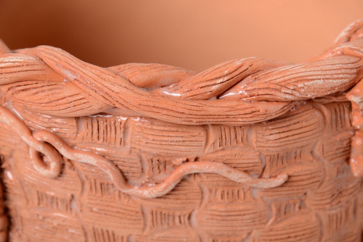 Maceta de cerámica hecha a mano decoración de cuarto regalo original foto 3