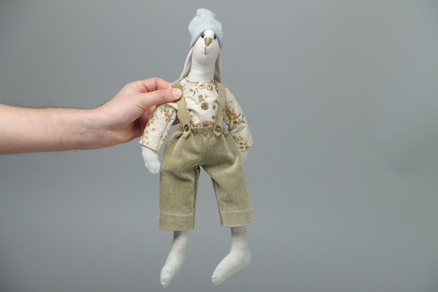 Muñeco de tela de orejas largas foto 4