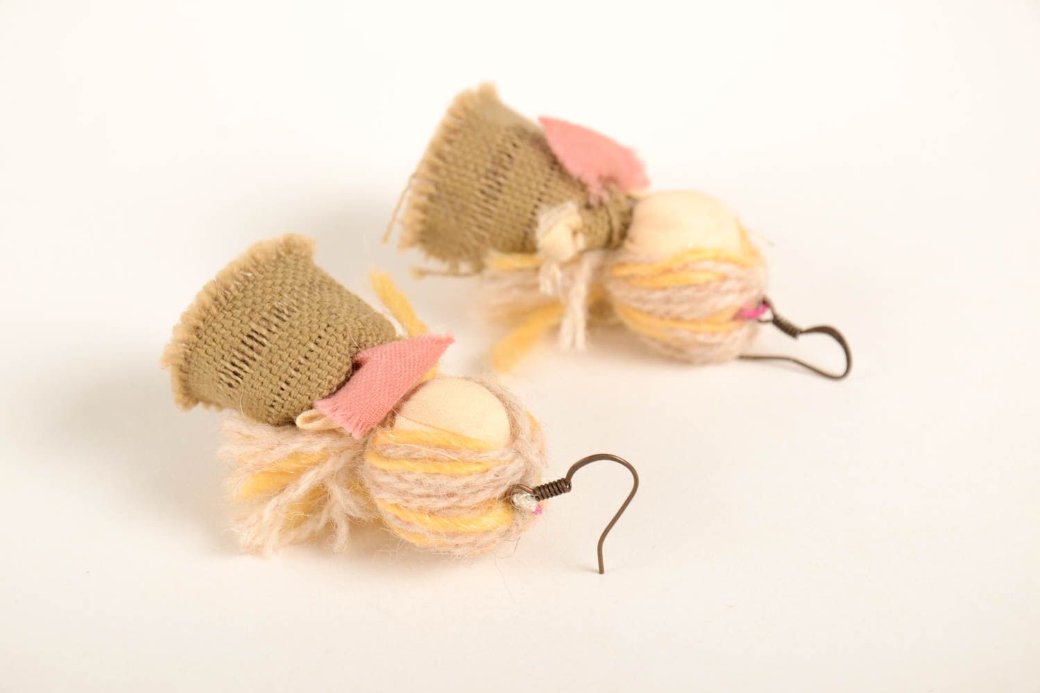 Boucles d'oreilles poupées Bijou fait main style ethnique Cadeau pour femme photo 5