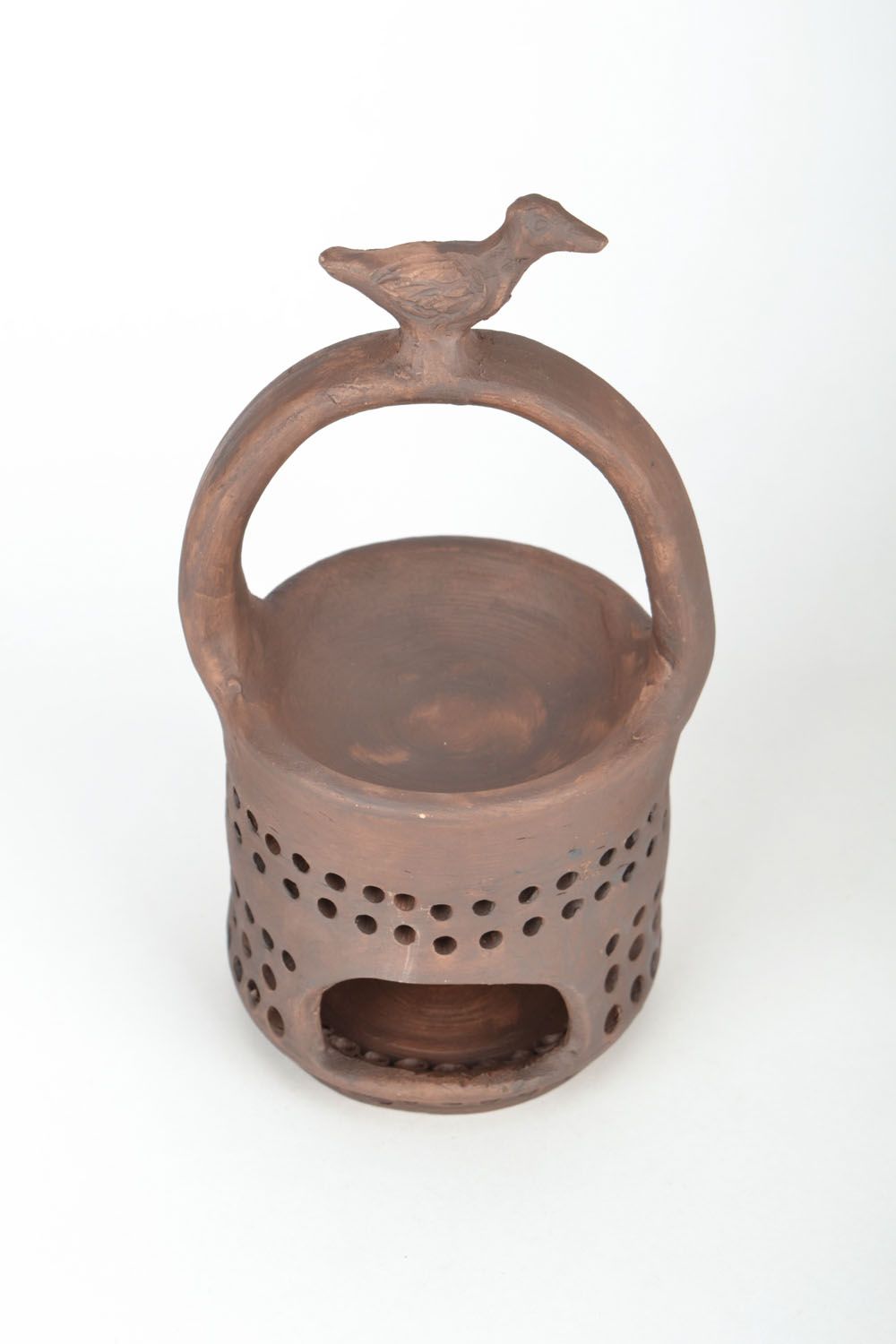 Lâmpada aromática de cerâmica feita à mão  foto 5