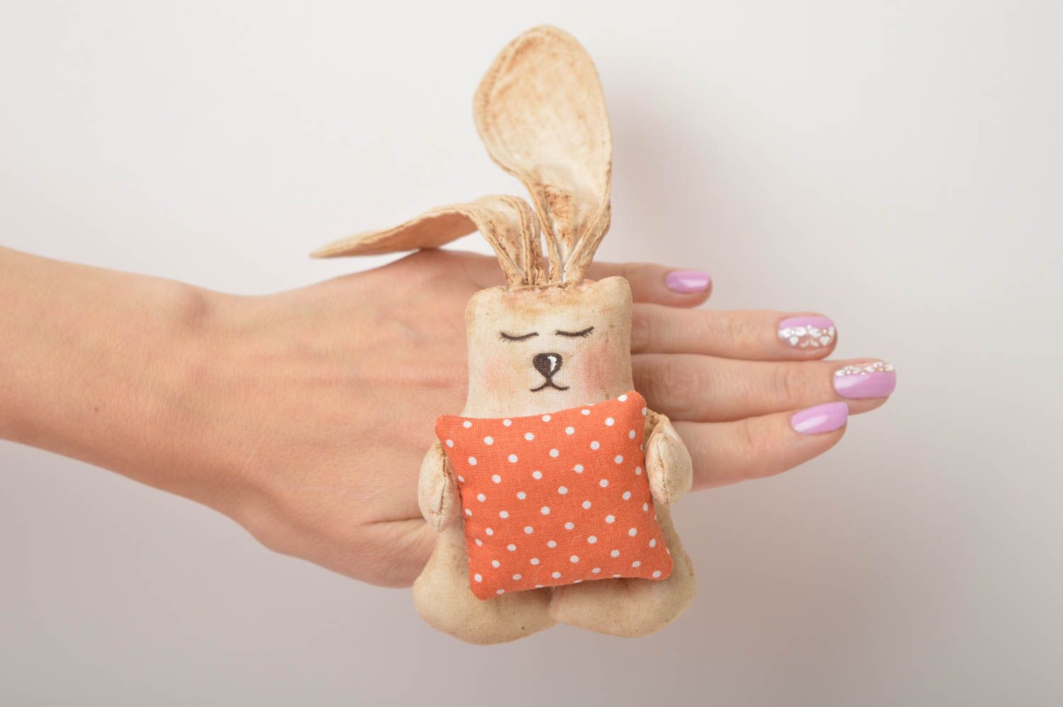Peluche de animal hecho a mano juguete de tela perfumado regalo original  foto 5