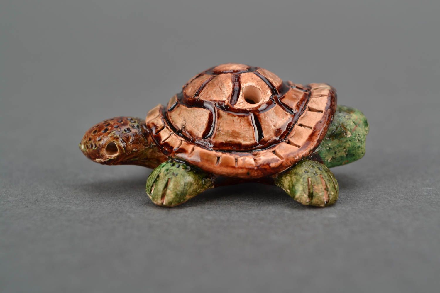 Ceramic whistle Turtle photo 3
