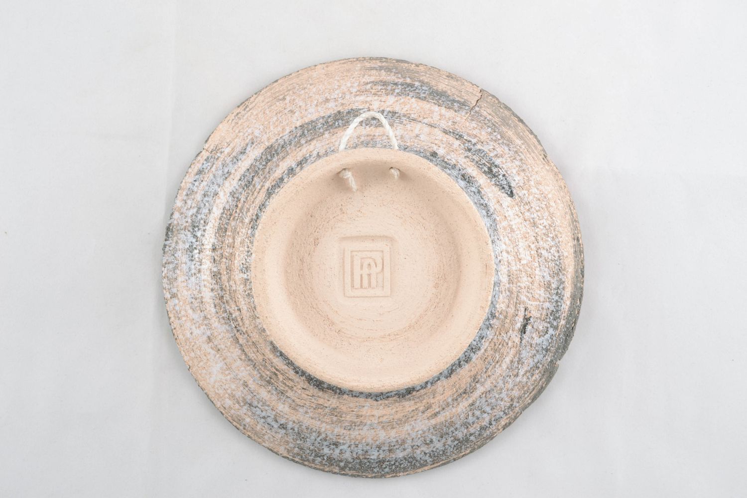 Керамическая тарелка оригинальная фото 5