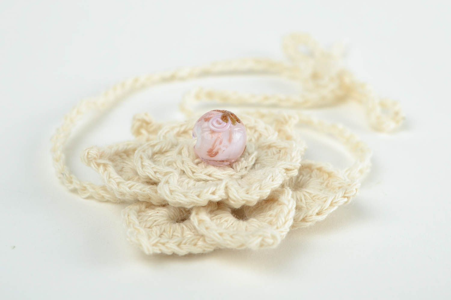 Dünnes Haarband handgefertigt modisch Haarband mit Blume Accessoire für Haare foto 3