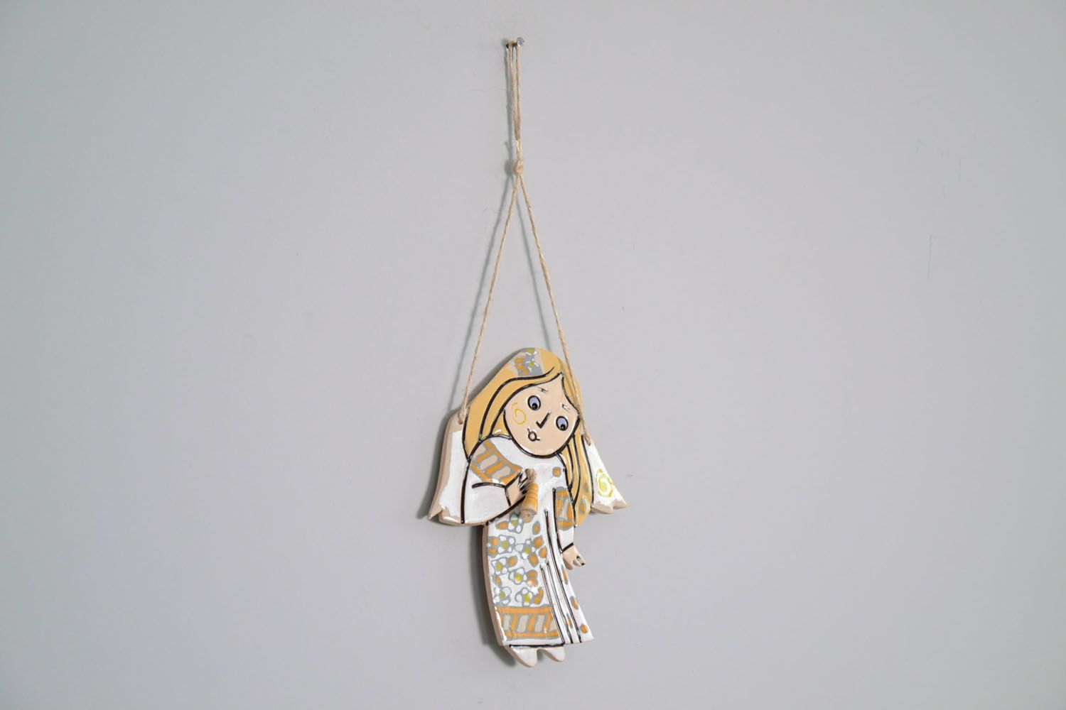 Ceramic pendant in the form of angel photo 1