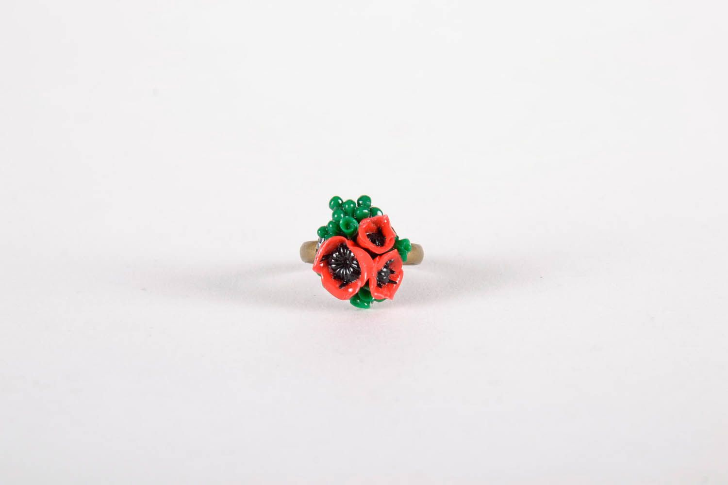 Polymer clay ring photo 4