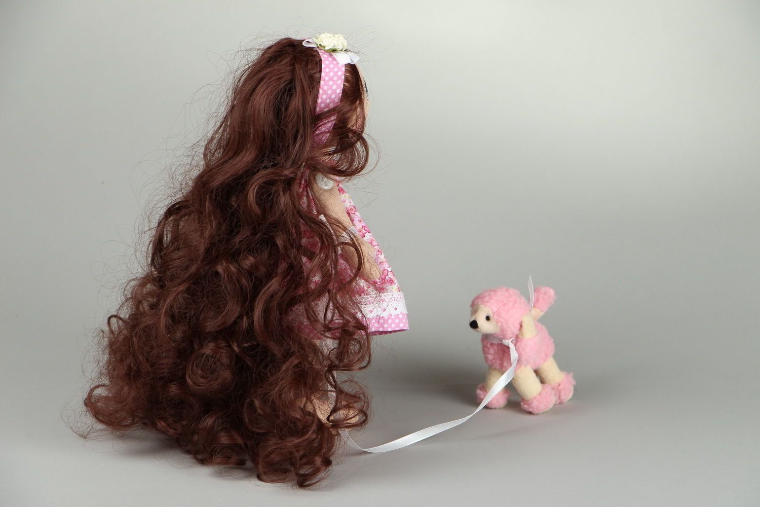 Doll Girl with poodle photo 3