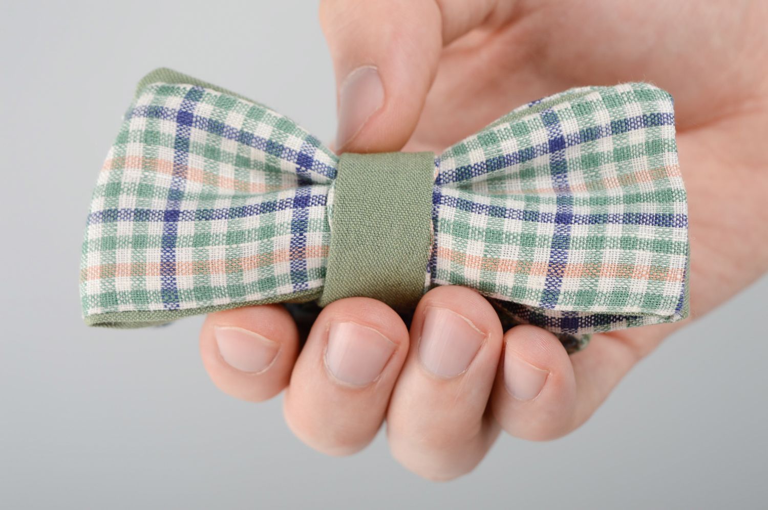 Two-sided fabric bow tie photo 4