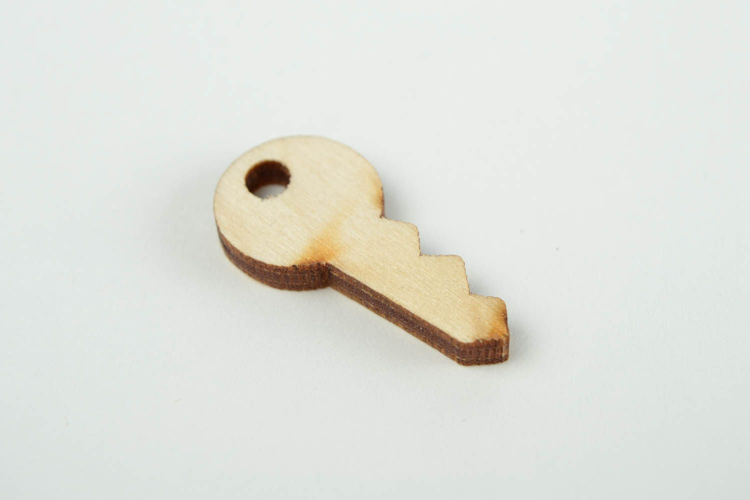 Deko Element handmade Figur zum Bemalen Schlüssel Holz Rohling aus Sperrholz  foto 5