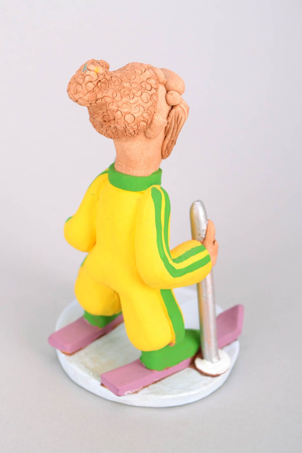 Ceramic figurine Cossack skier photo 5