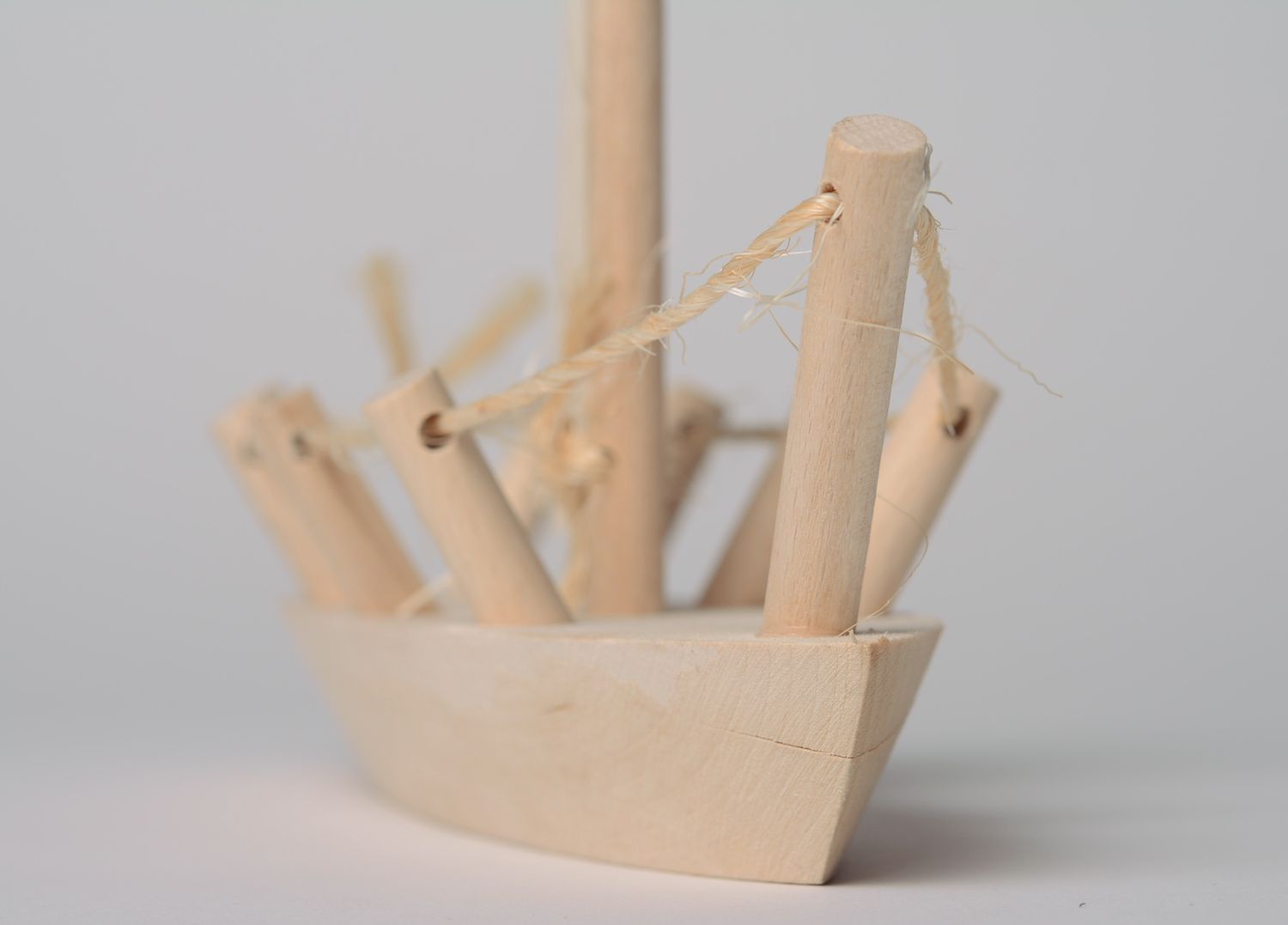 Wooden toy ship  photo 2