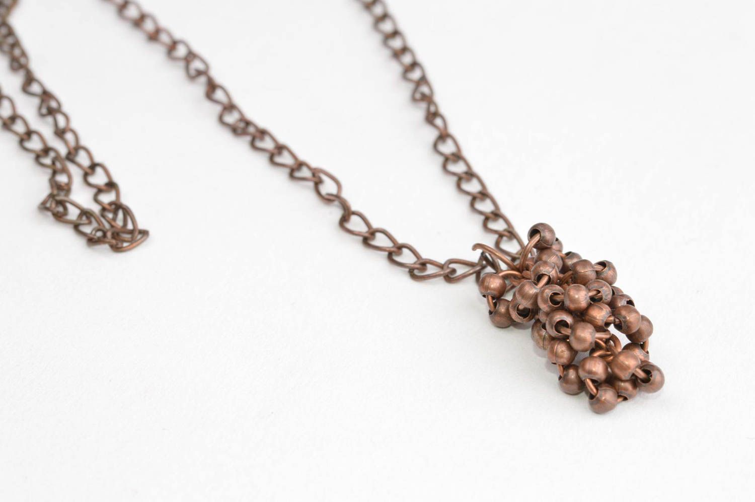 Handmade Mode Schmuck aus Kupfer schöner Metall Anhänger Geschenk für Mädchen foto 4