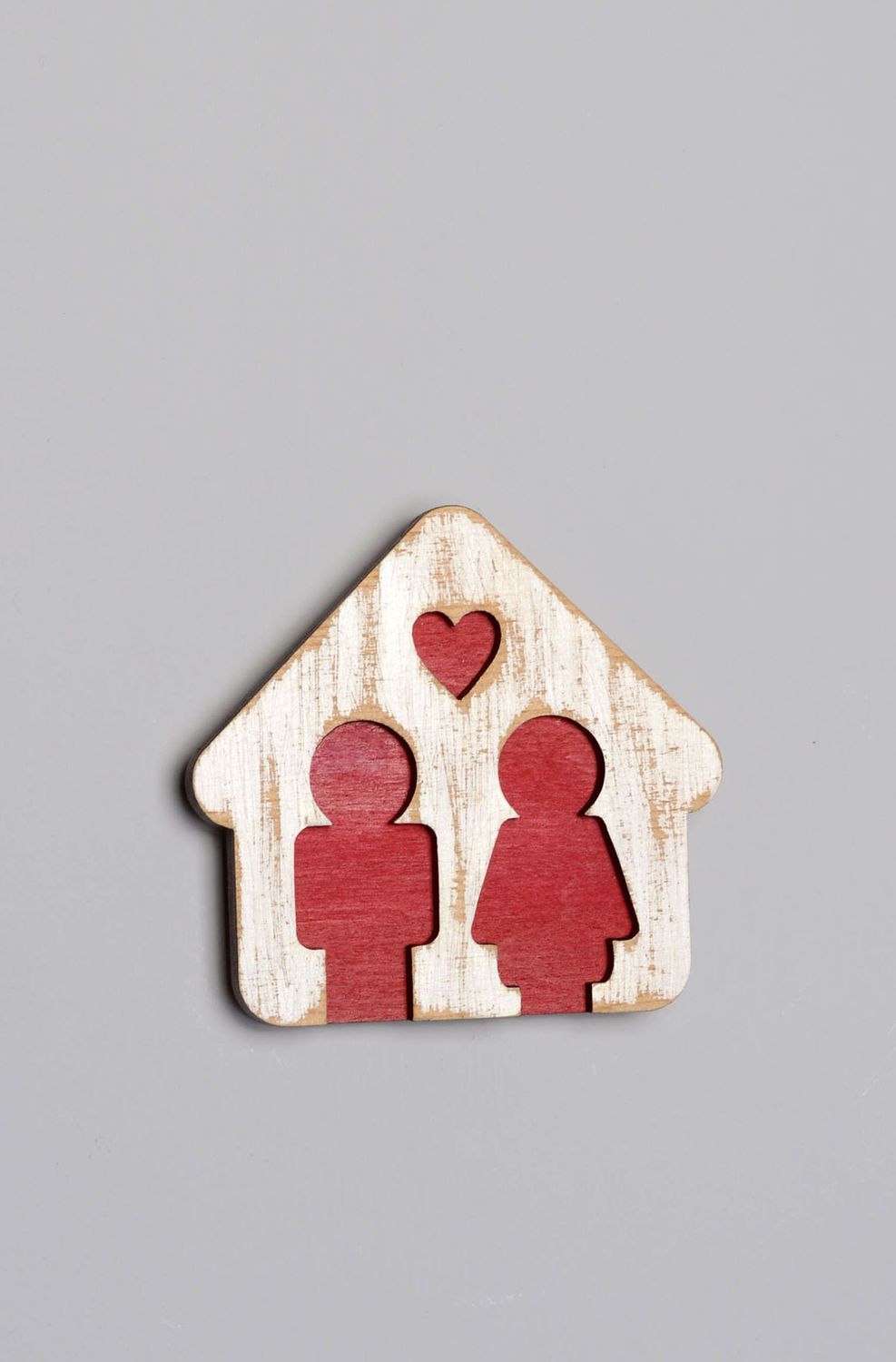 Украшение для дома ручной работы деревянная ключница настенное украшение Пара фото 5