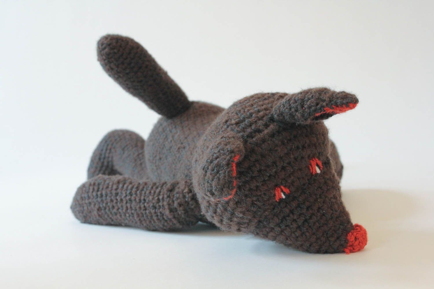Knitted handmade toy Tasmanian Devil photo 4