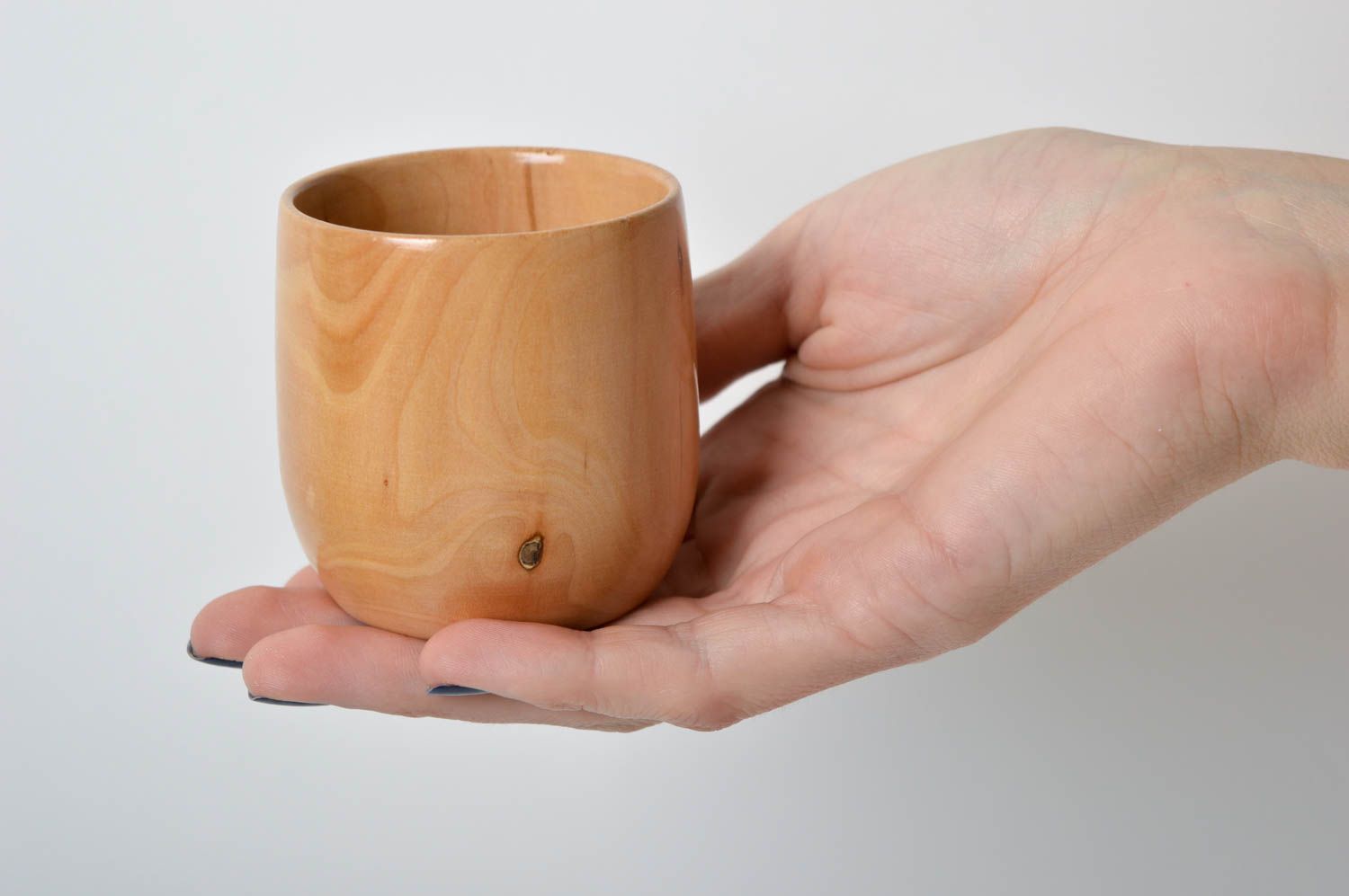 Vaso de madera artesanal utensilio de cocina menaje del hogar vajilla moderna foto 5