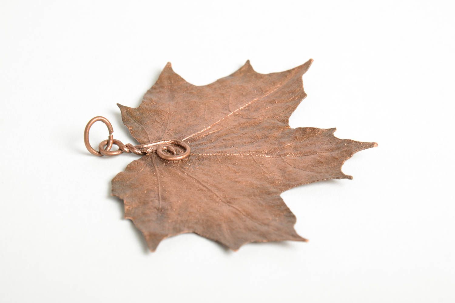 Colgante hecho a mano de cobre natural accesorio para mujer regalo original foto 5