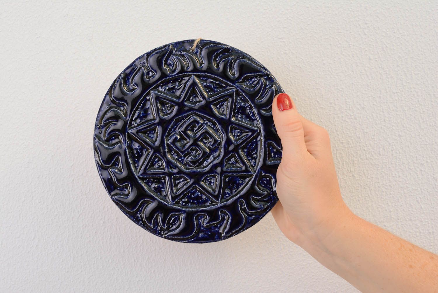 Wandteller aus Keramik Obereschnik foto 4