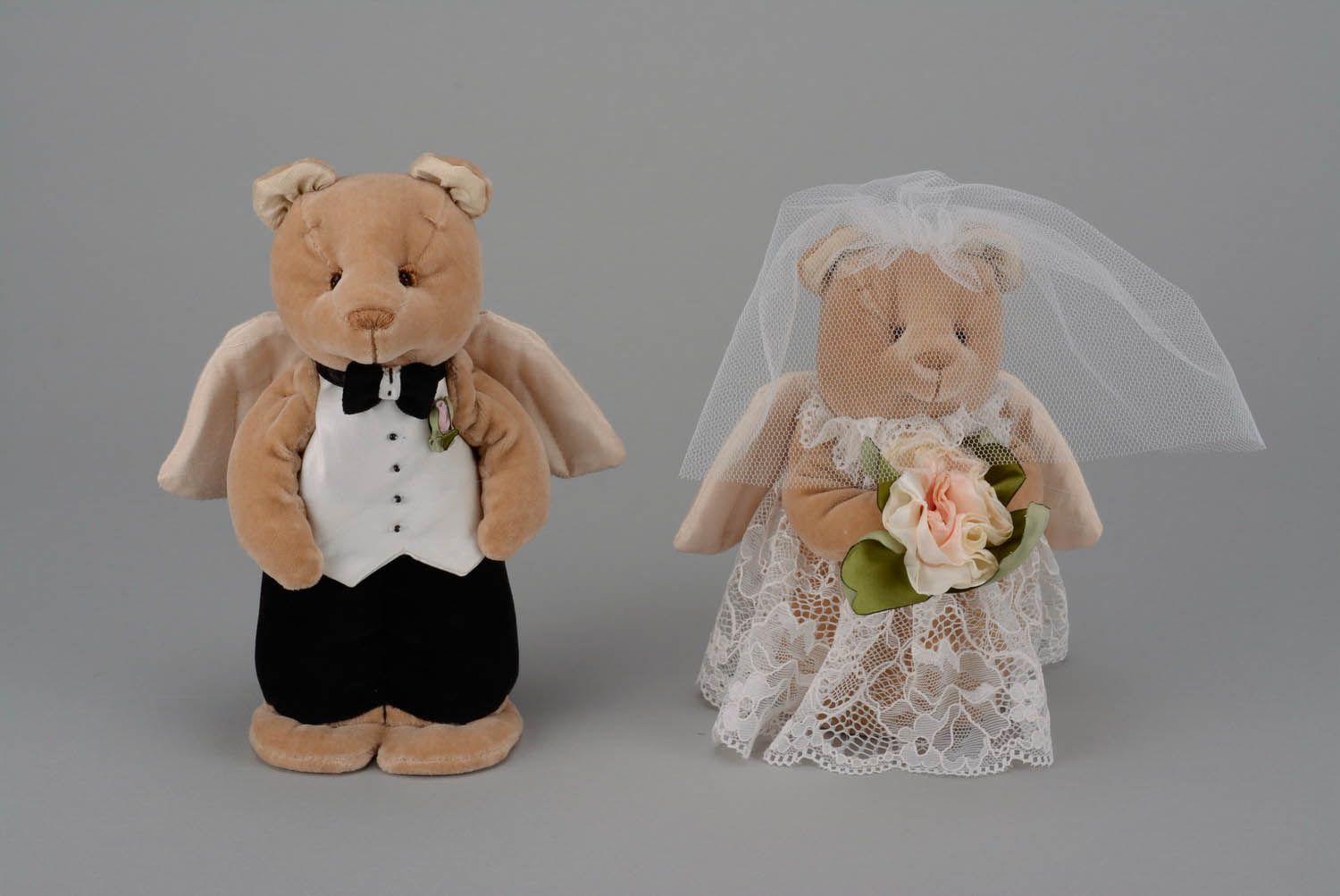 Casal de brinquedos para casamento Ursos foto 1