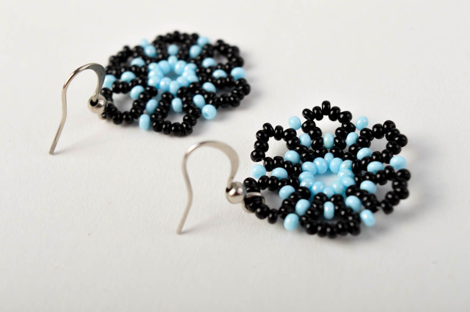 Handmade beaded earrings designer beautiful earrings elegant jewelry gift photo 4