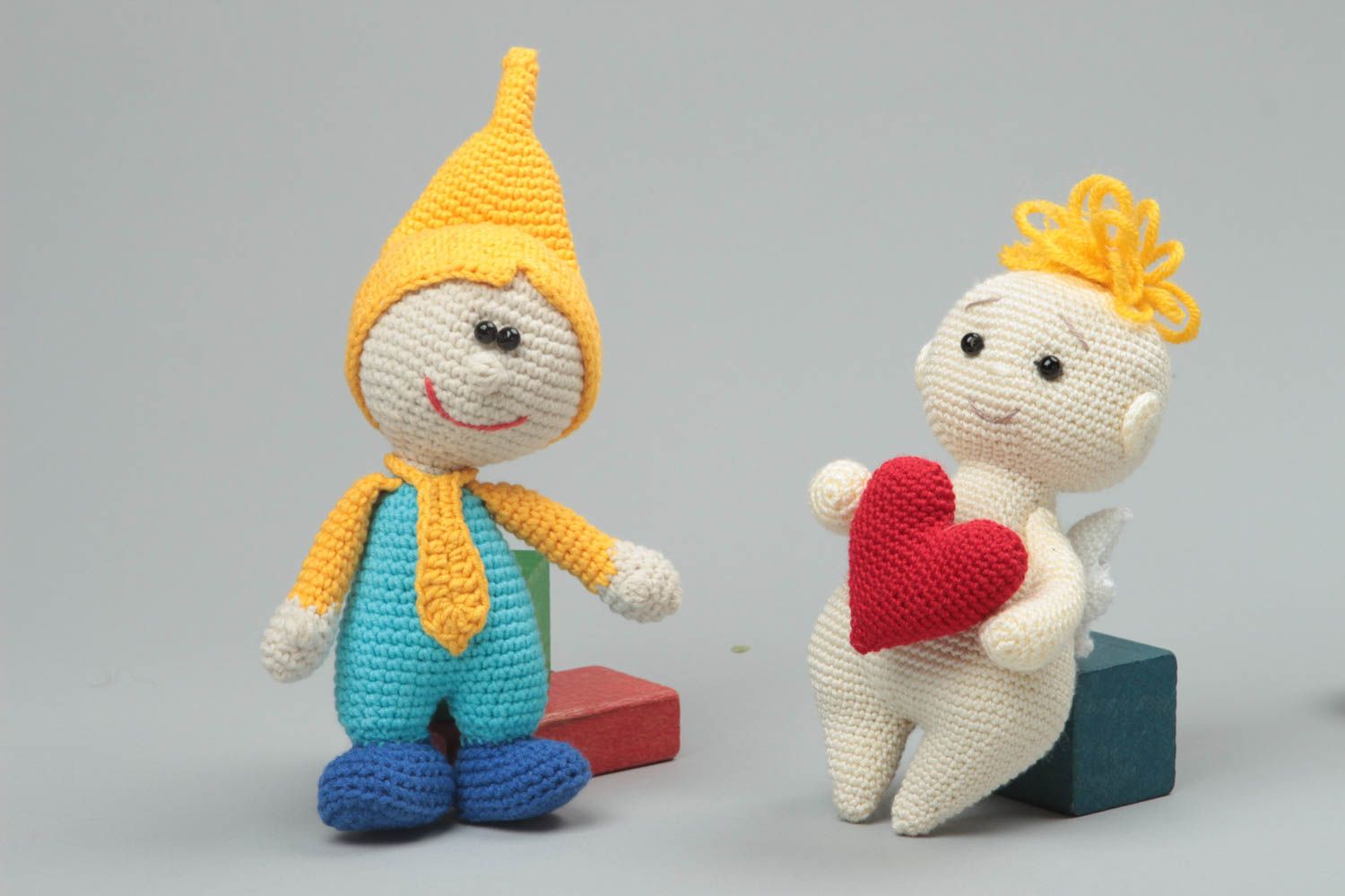 Unusual handmade soft tot crochet toy 2 childrens toys interior decorating photo 1