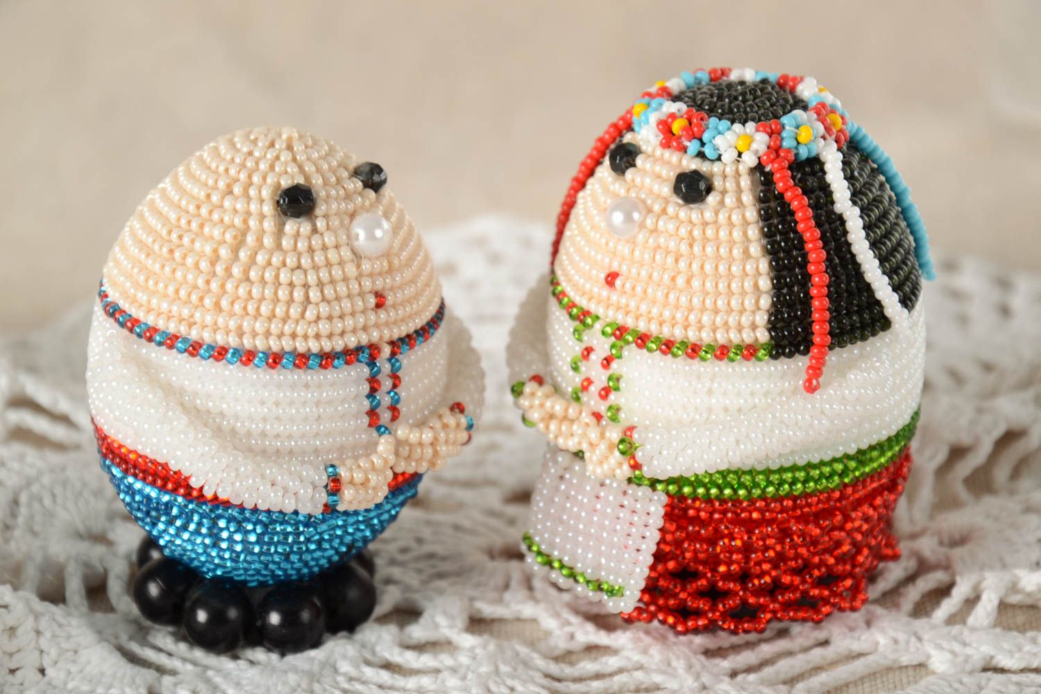 Figuras de madera hechas a mano huevos de Pascua decorativos regalos originales foto 1