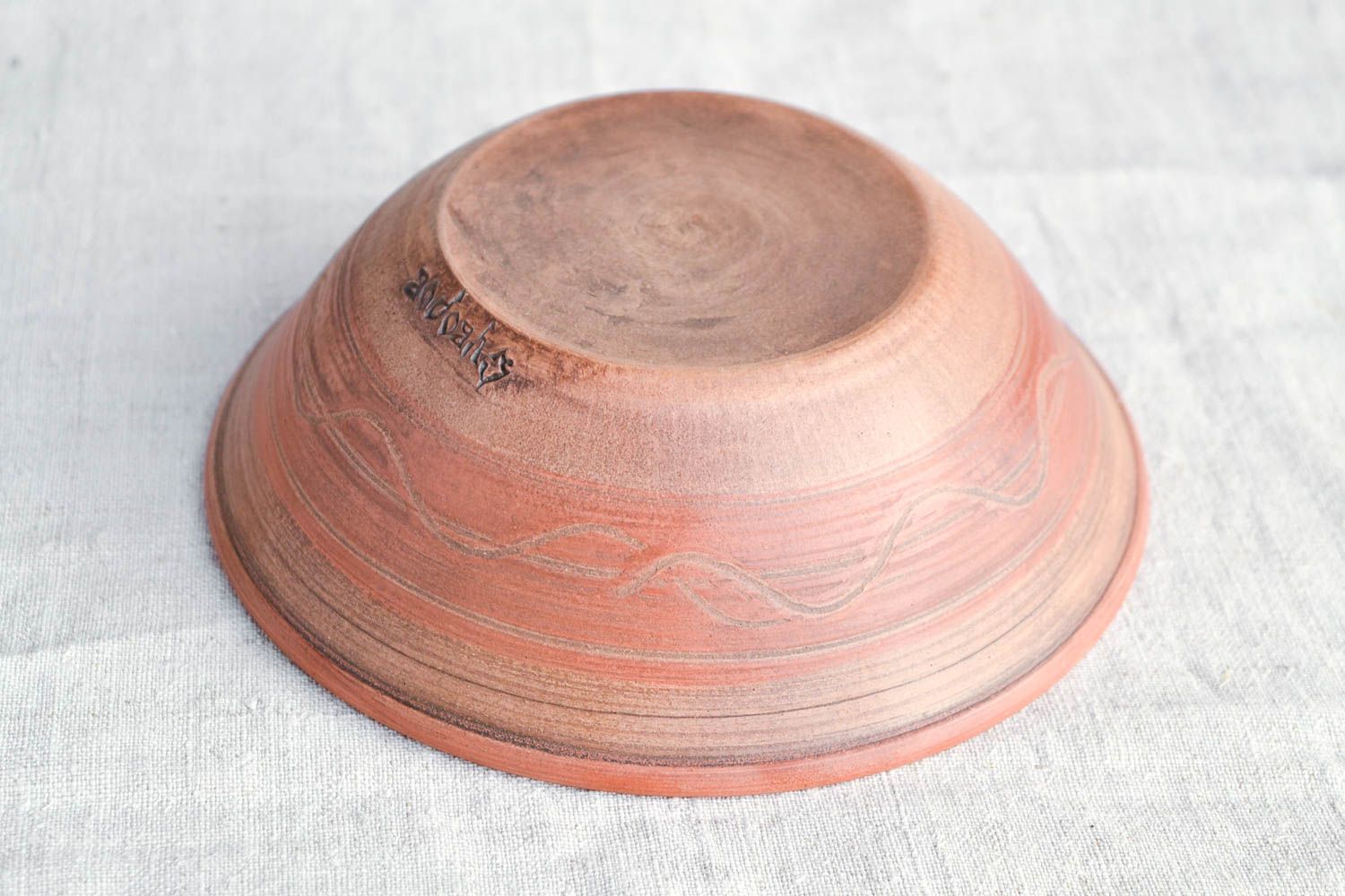 Керамическая тарелка хэнд мейд глиняная посуда тарелка керамическая посуда   фото 5