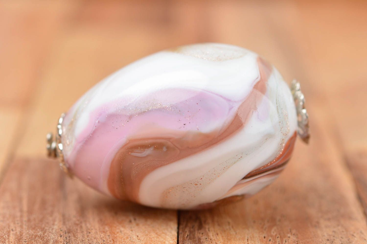 Perle en verre fait main Fourniture pour bijoux motif Loisirs créatifs photo 3