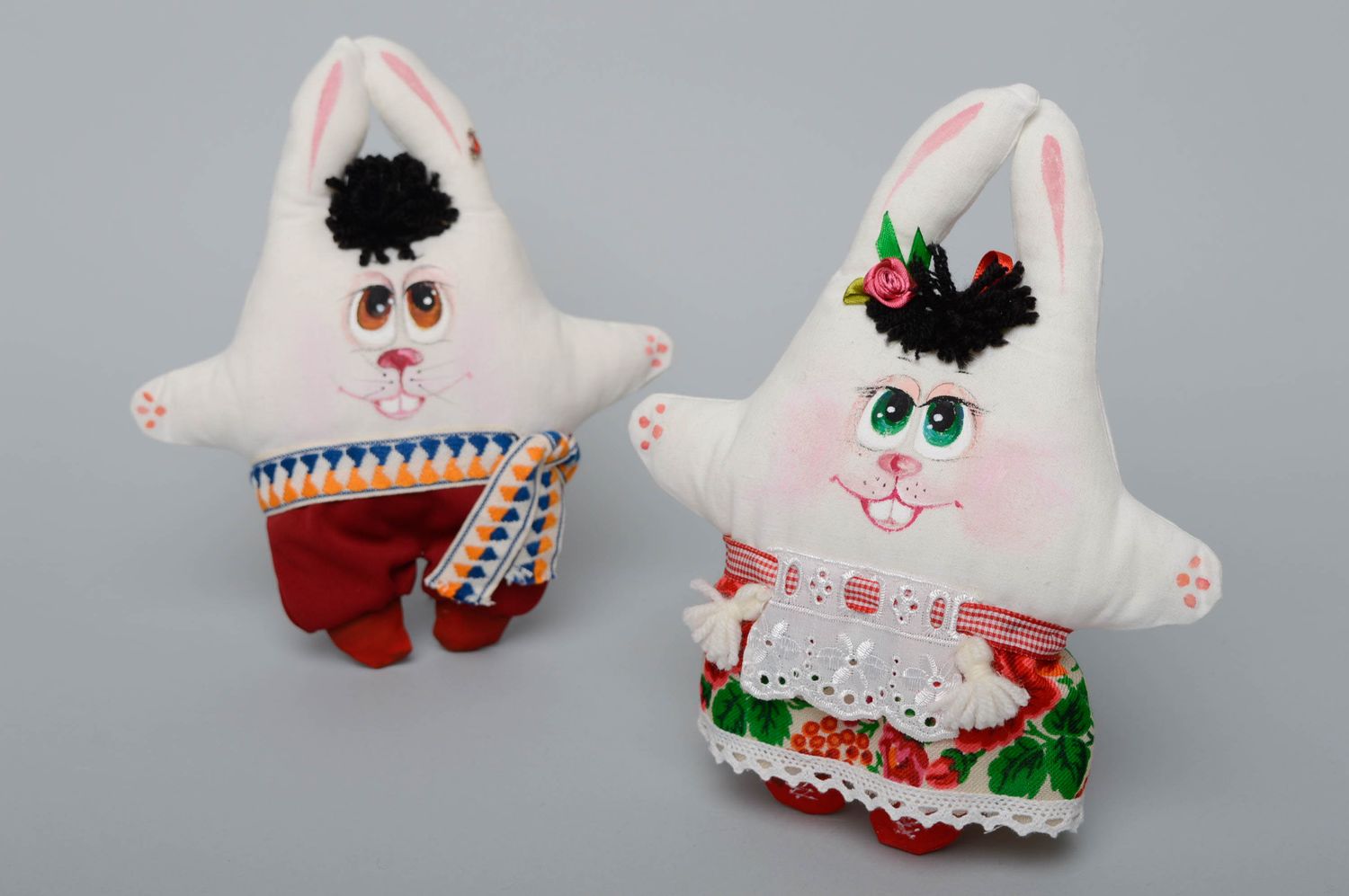 Soft cotton toy for child Rabbit photo 5