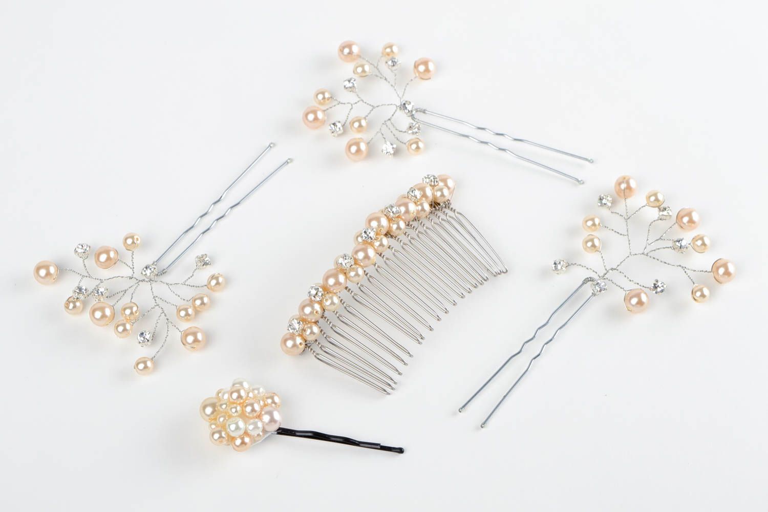 Handmade hair clip beautiful wedding accessories gift ideas hair clip photo 2