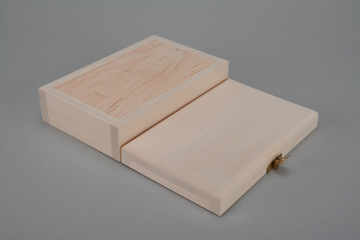 Caja de madera rectangular foto 5