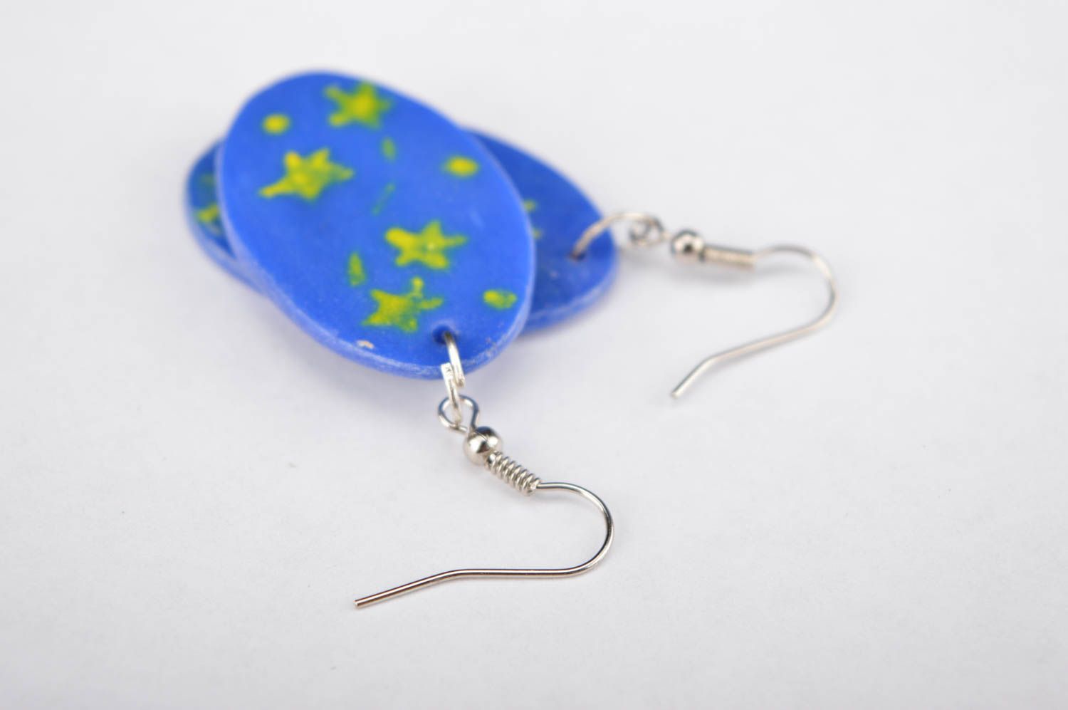 Stylish handmade earrings plastic dangle earrings modern jewelry gift ideas photo 3