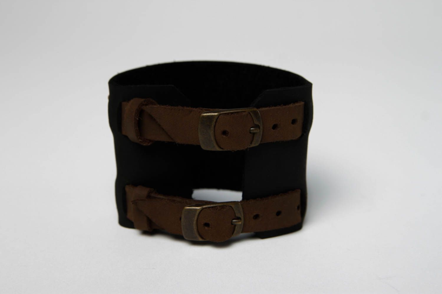 Stylish handmade leather bracelet unisex jewelry fashion accessories gift ideas photo 4