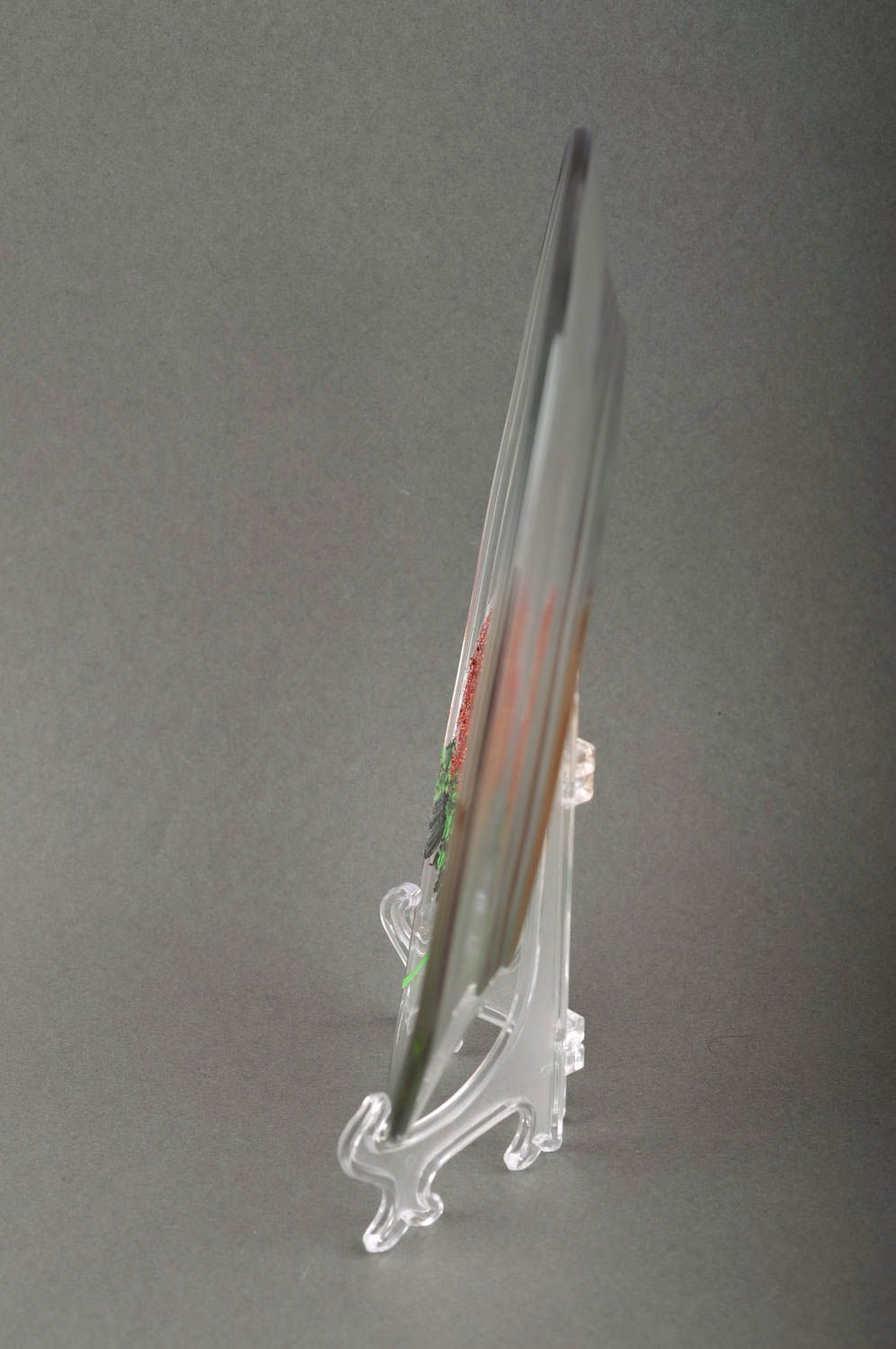 Plato de vidrio hecho a mano utensilio de cocina menaje del hogar para regalar foto 3