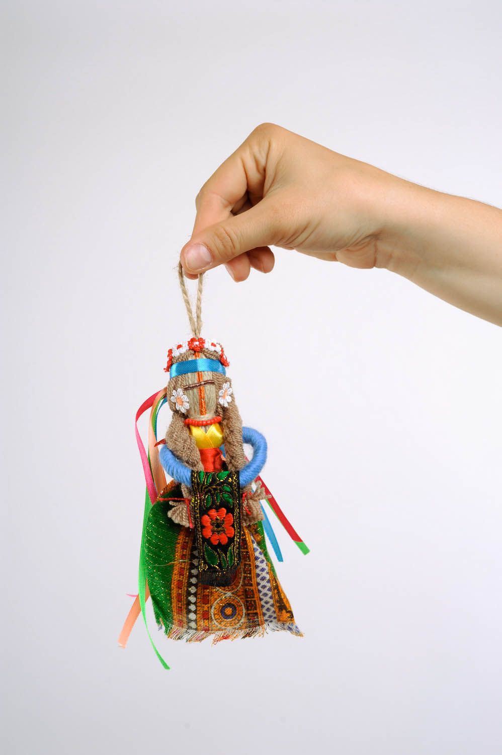 Künstlerische Puppe Amulett im Ethno-Stil foto 2