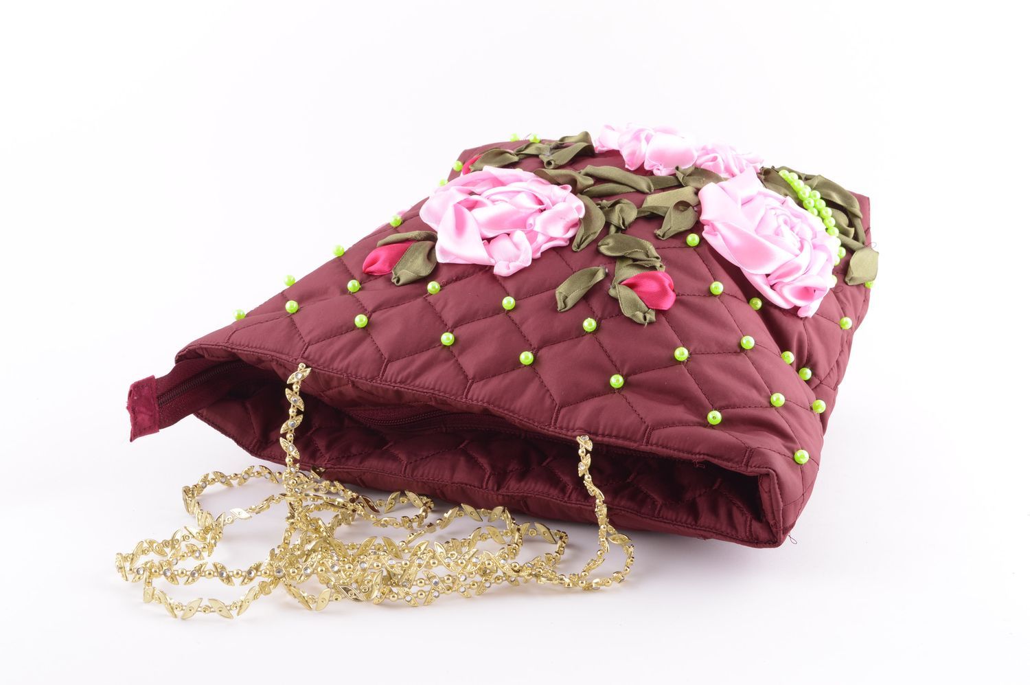 Handmade designer cute bag textile embroidered bag stylish shoulder bag photo 2