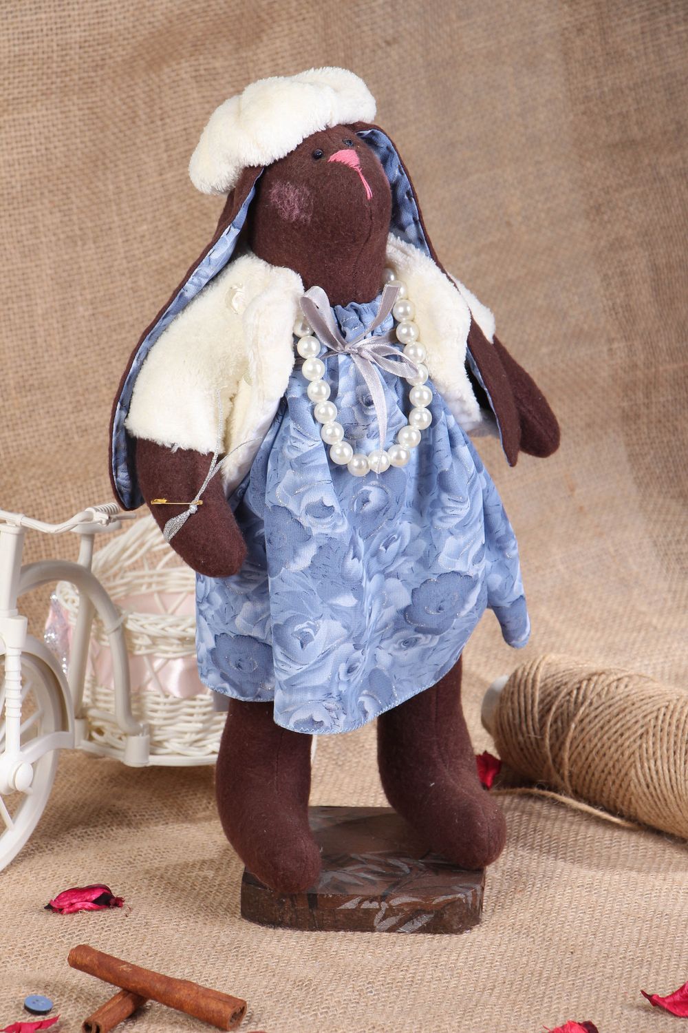 Soft toy on stand Bunny photo 5