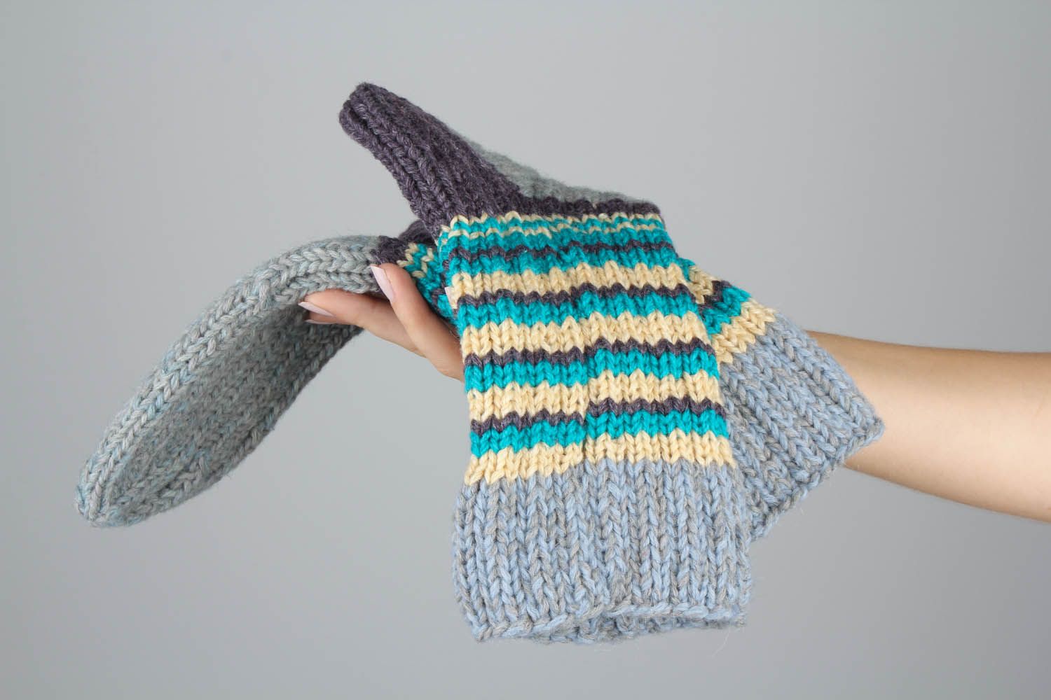 Socks knitted manually photo 5